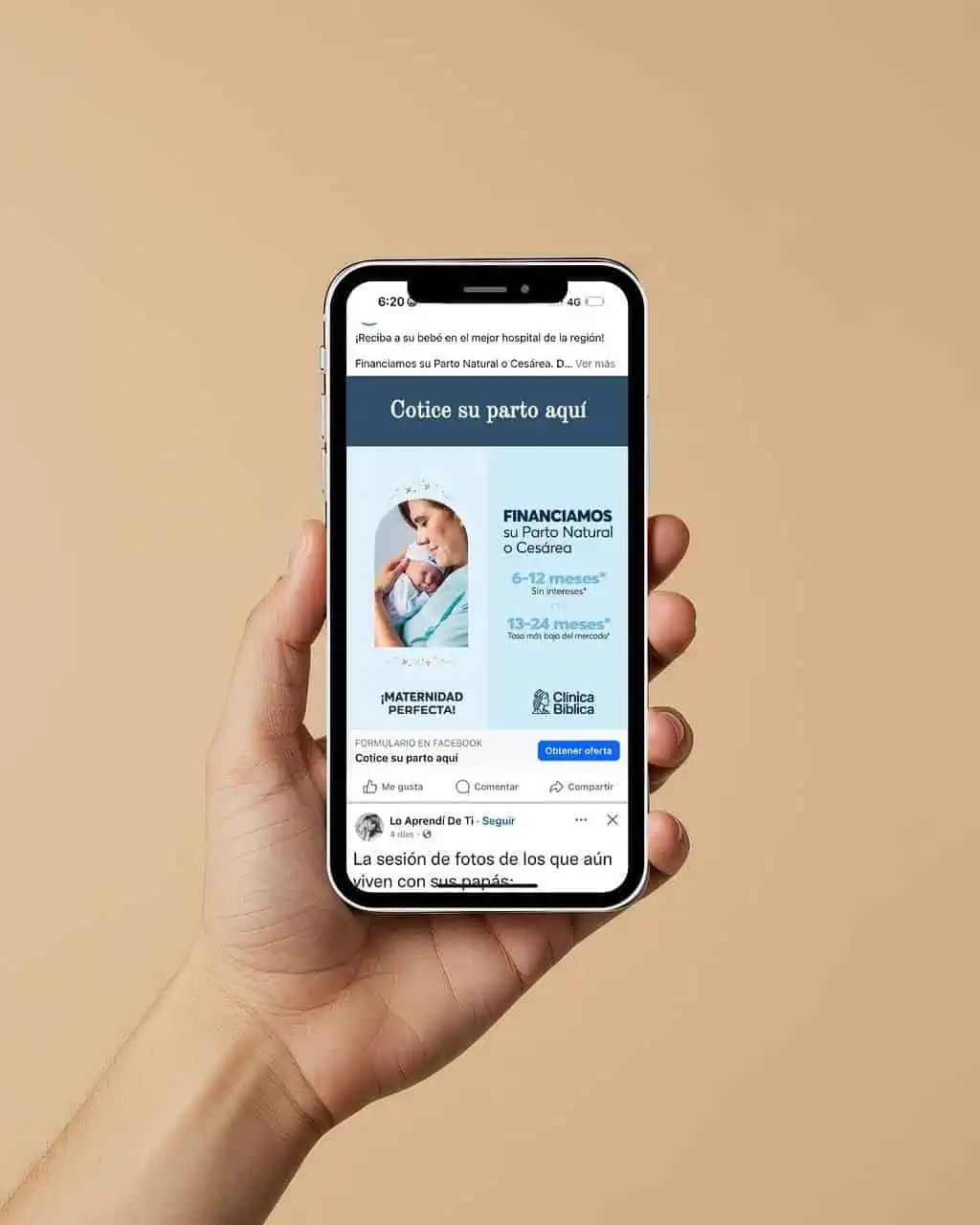 Fotografía comercial en Instagram